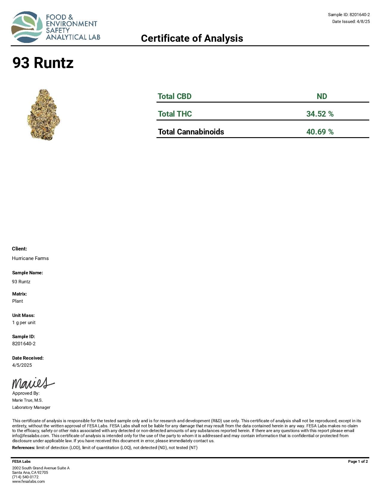 93 Runtz