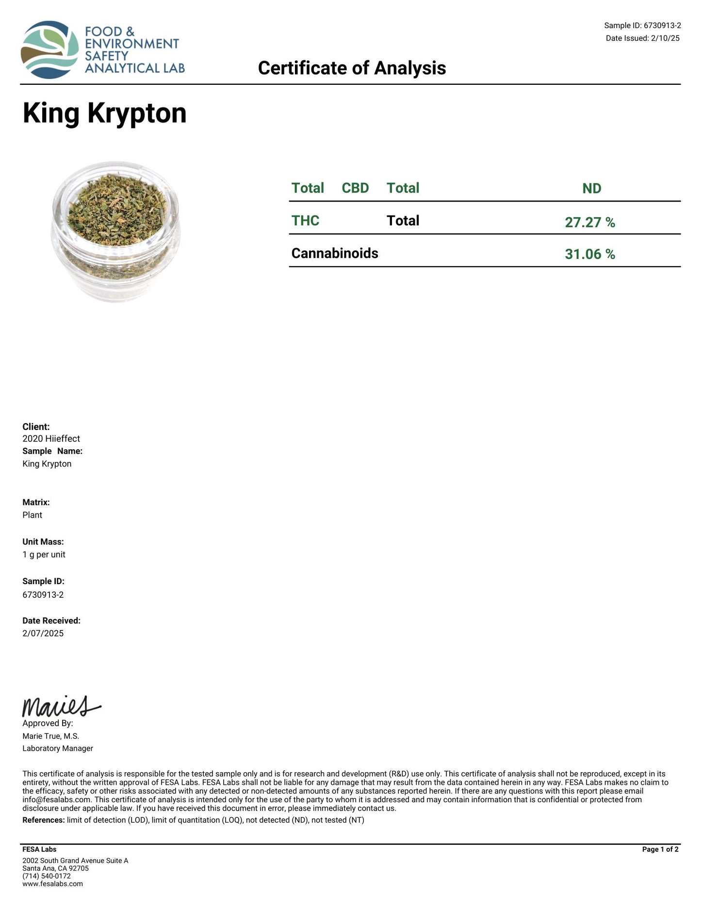 King Krypton Shake