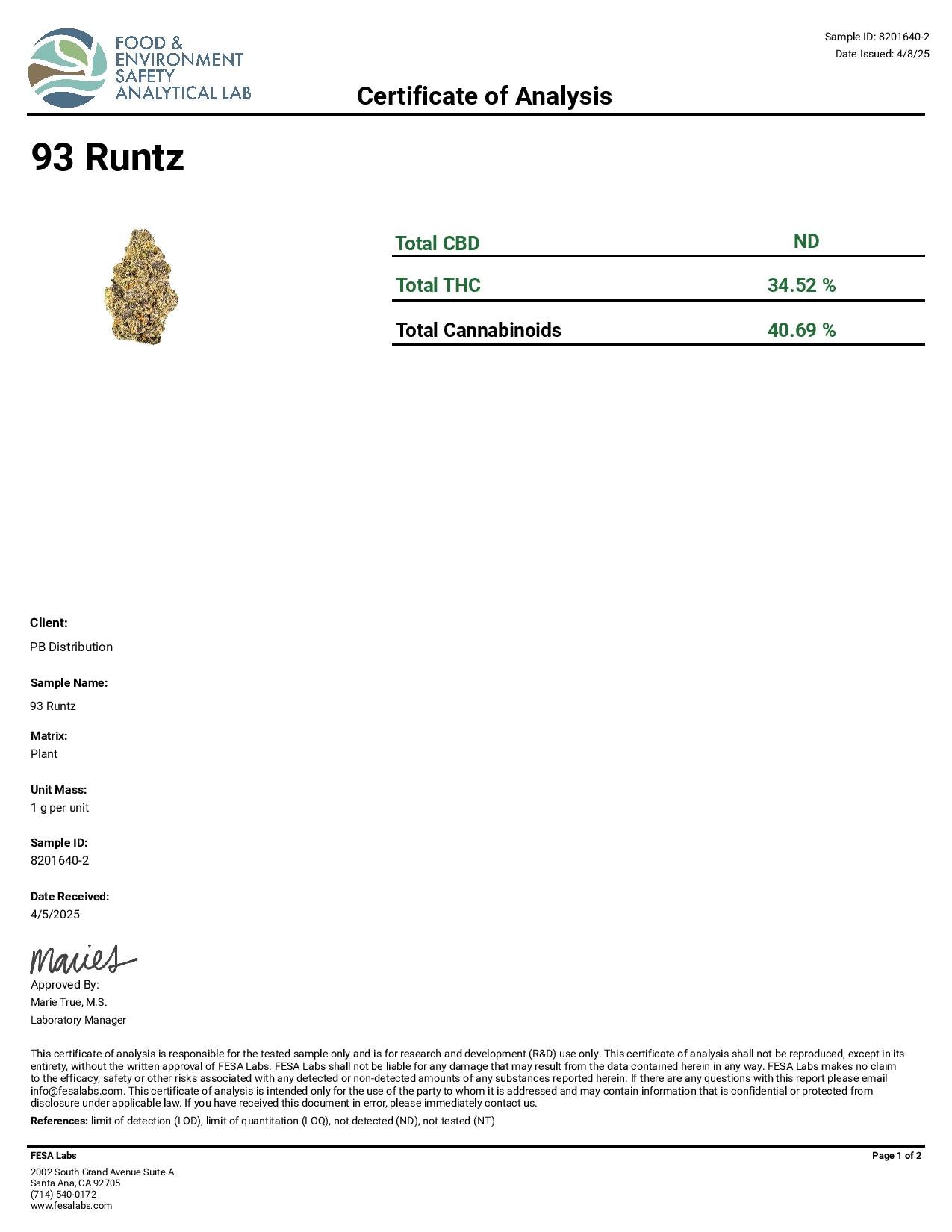 93 Runtz