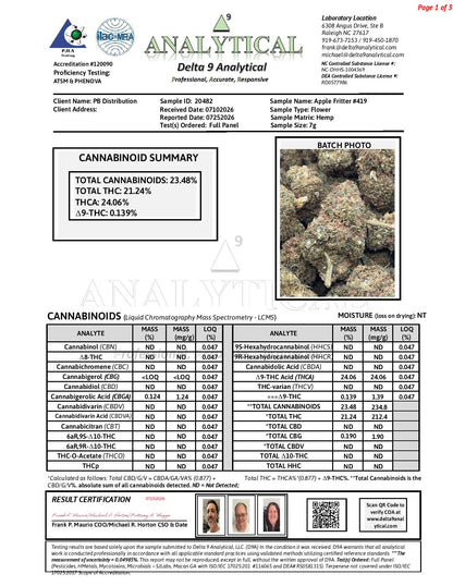 Apple Fritter #419 | QP