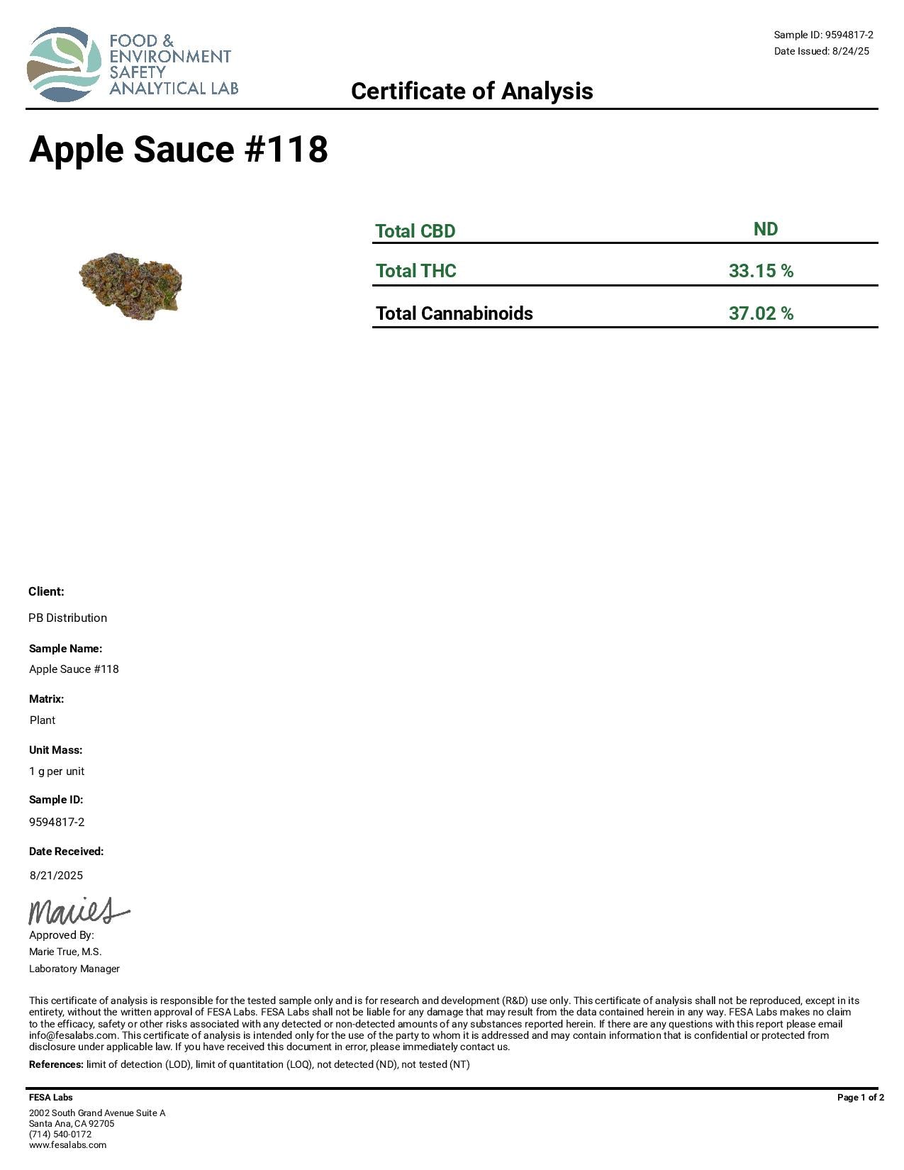 Apple Sauce Shake #118