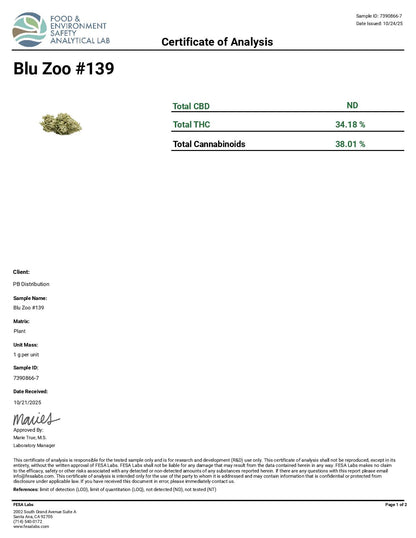 Blu Zoo #139 | QP
