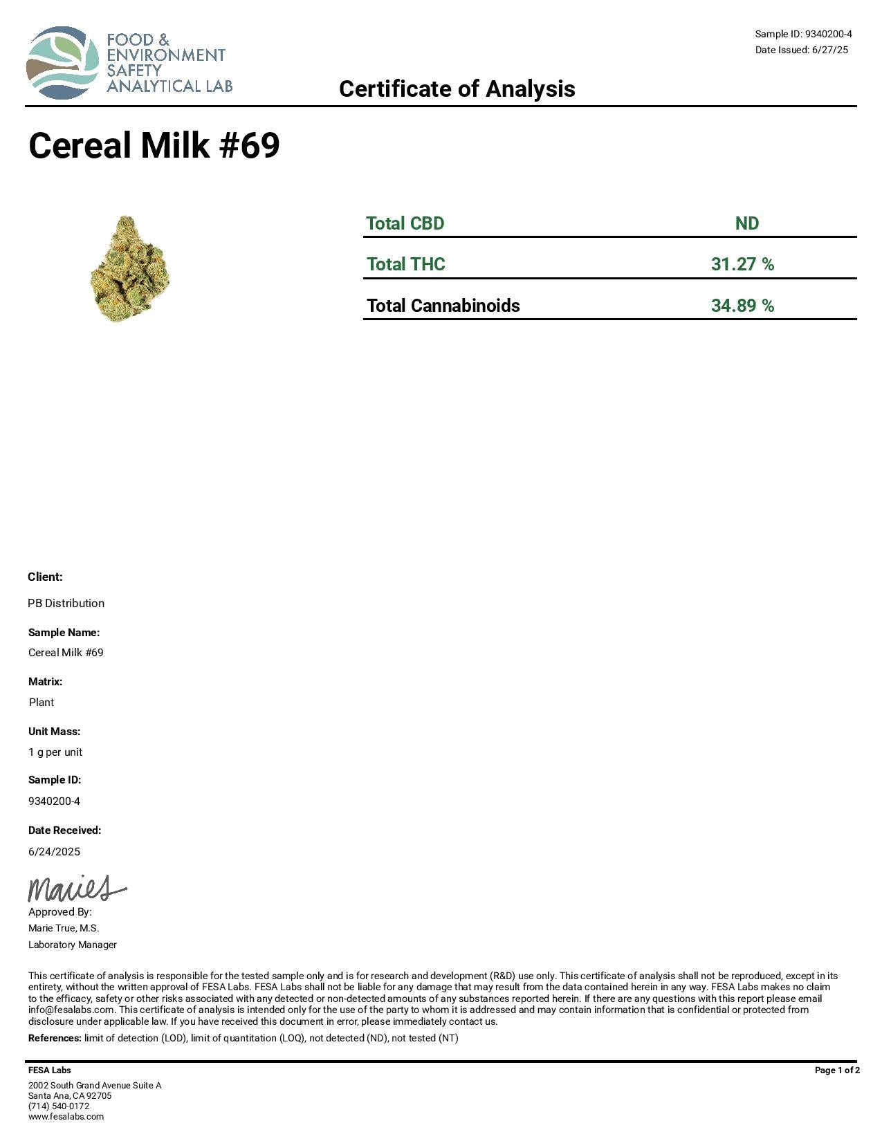 Cereal Milk Shake #69