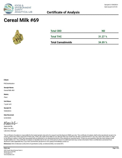 Cereal Milk Shake #69