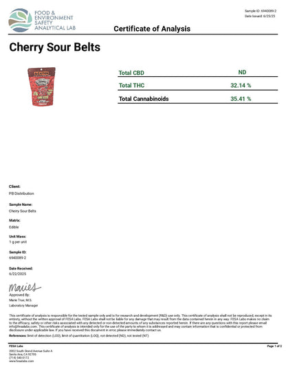 Cherry Belts 10k Box