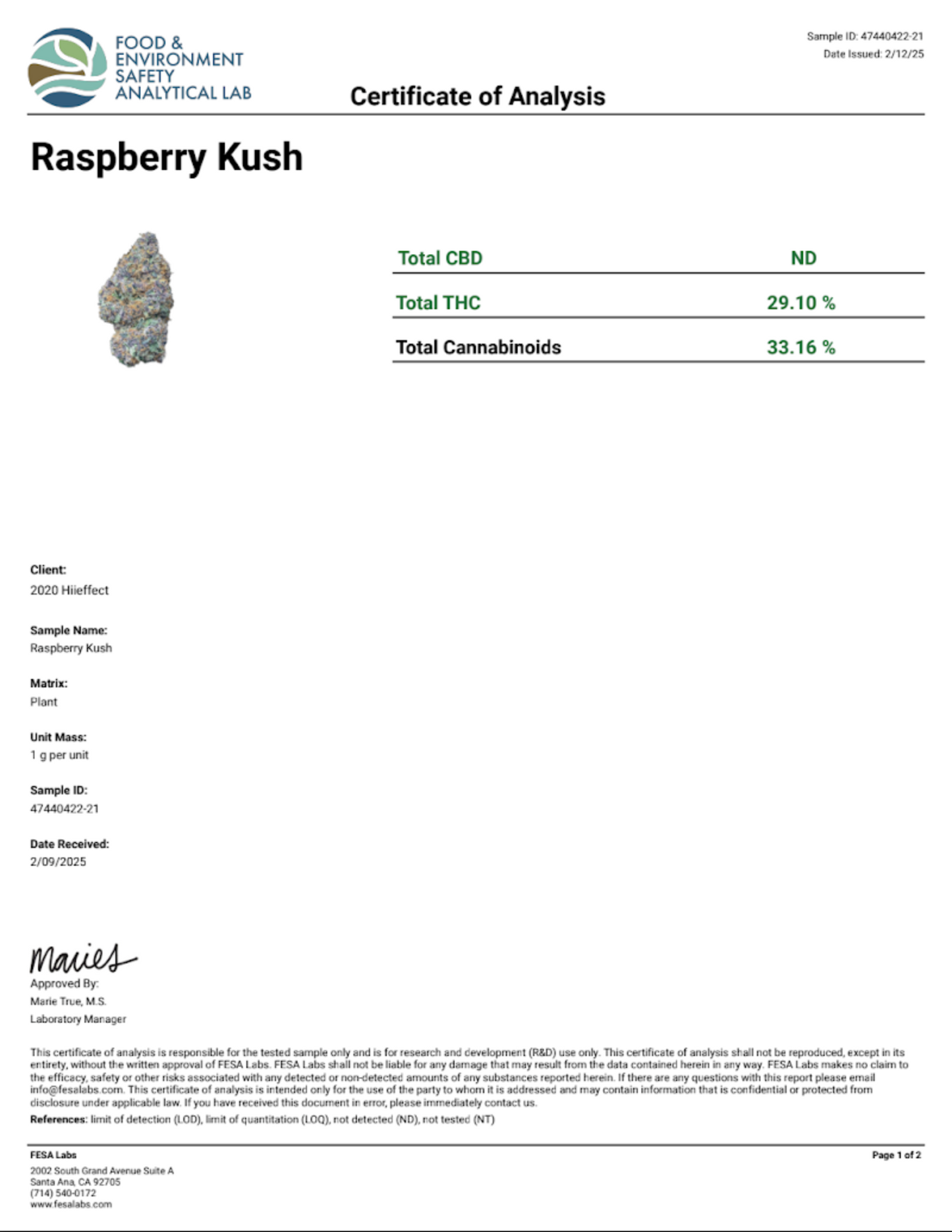 Raspberry Kush